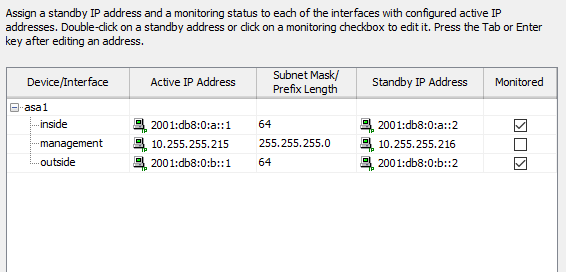 Assign_standby_addresses