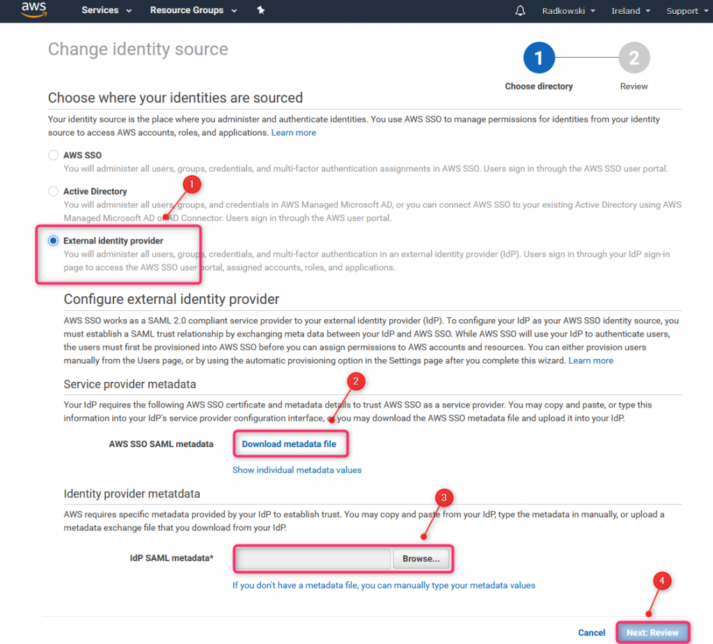 AWS-sso-external-provider