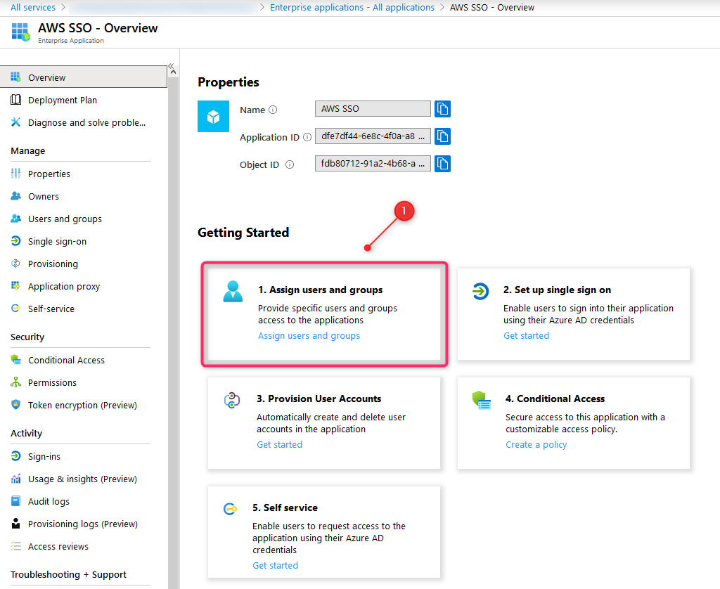 Azure-app-assign-users