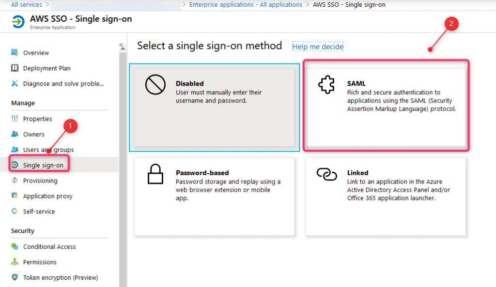 Azure-app-saml-1